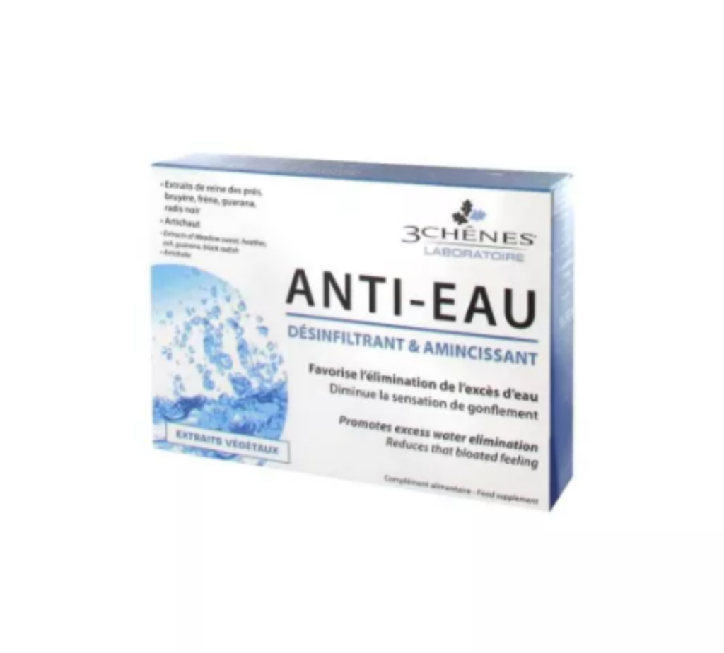 3 CHENES ANTI EAU DESINFILTRANT ET AMINCISSANT 30 COMPRIMÉS