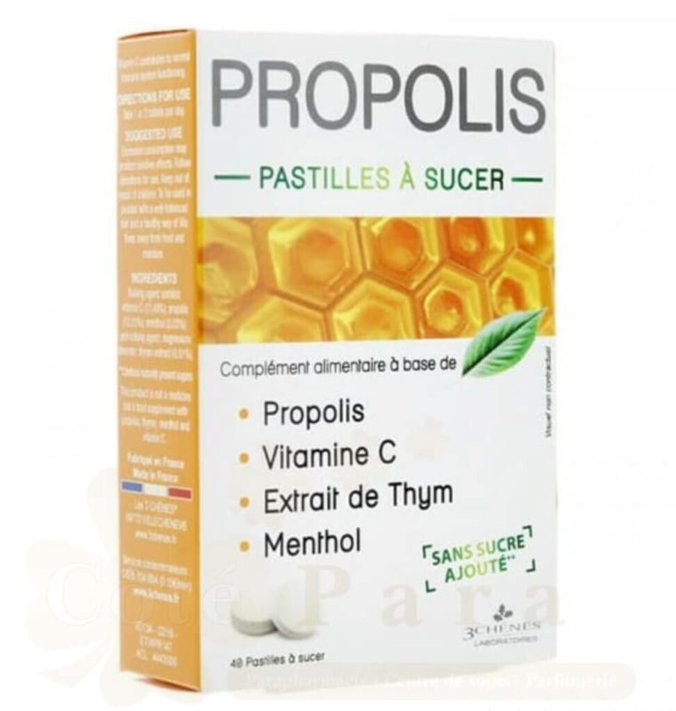 3 CHENES PROPOLIS PASTILLES A SUCER 40 UNITES