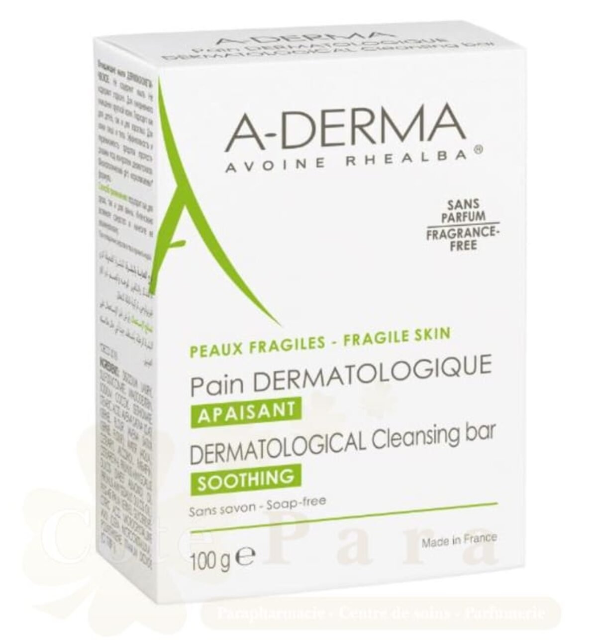A-DERMA PAIN LAIT AVOINE 100GR A-DERMA PAIN LAIT AVOINE 100GR