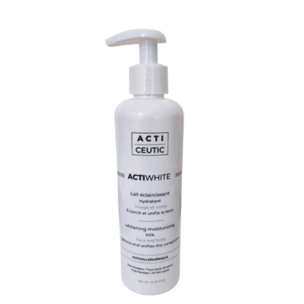 ACTICEUTIC ACTIWHITE LAIT ECLAIRCISSANT HYDRATANT VISAGE ET CORPS 250ML