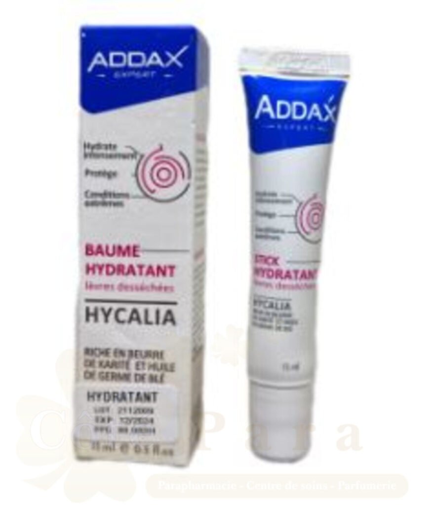 ADDAX HYCALIA BAUME HYDRATANT LEVRES 15ML