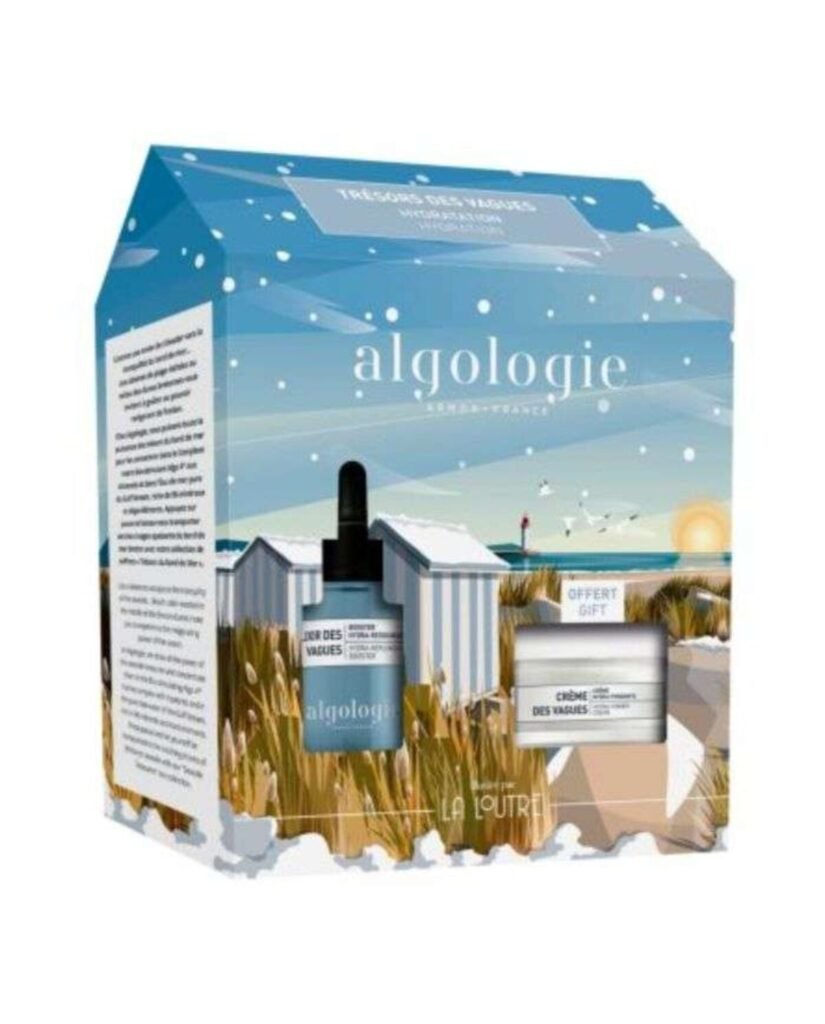 ALGOLOGIE COFFRET TRESORS DES VAGUES NEW (ELIXIR DES VAGUES 30ML + CREME DES VAGUES OFFERTE )
