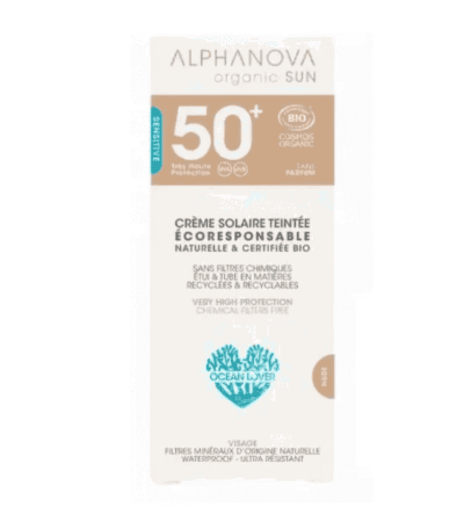ALPHANOVA SUN CREME SOLAIRE TEINTEE CLAIRE BIO SPF50+ 50G