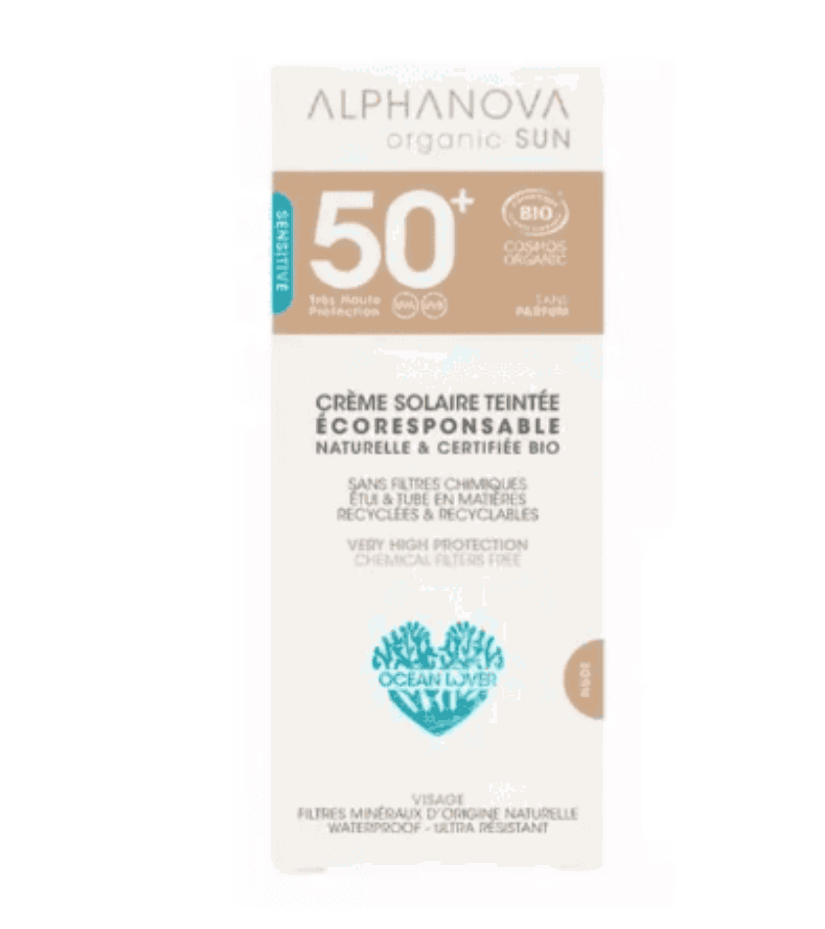 ALPHANOVA SUN CREME SOLAIRE TEINTEE CLAIRE BIO SPF50+ 50G ALPHANOVA SUN CREME SOLAIRE TEINTEE CLAIRE BIO SPF50+ 50G