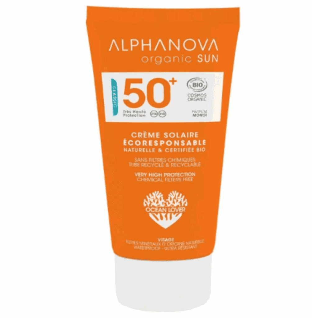 ALPHANOVA SUN GLOW CREME SOLAIRE VISAGE SPF50+ 50ML