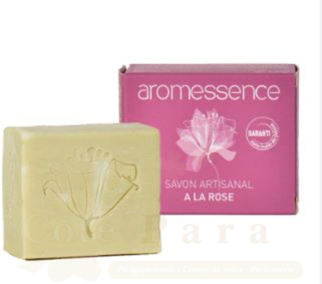 AROMESSENCE SAVON ARTISANAL A LA ROSE 120G