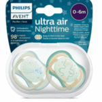 AVENT 2 SUCETTES ULTRA AIR BOY 0-6M SCF376/18