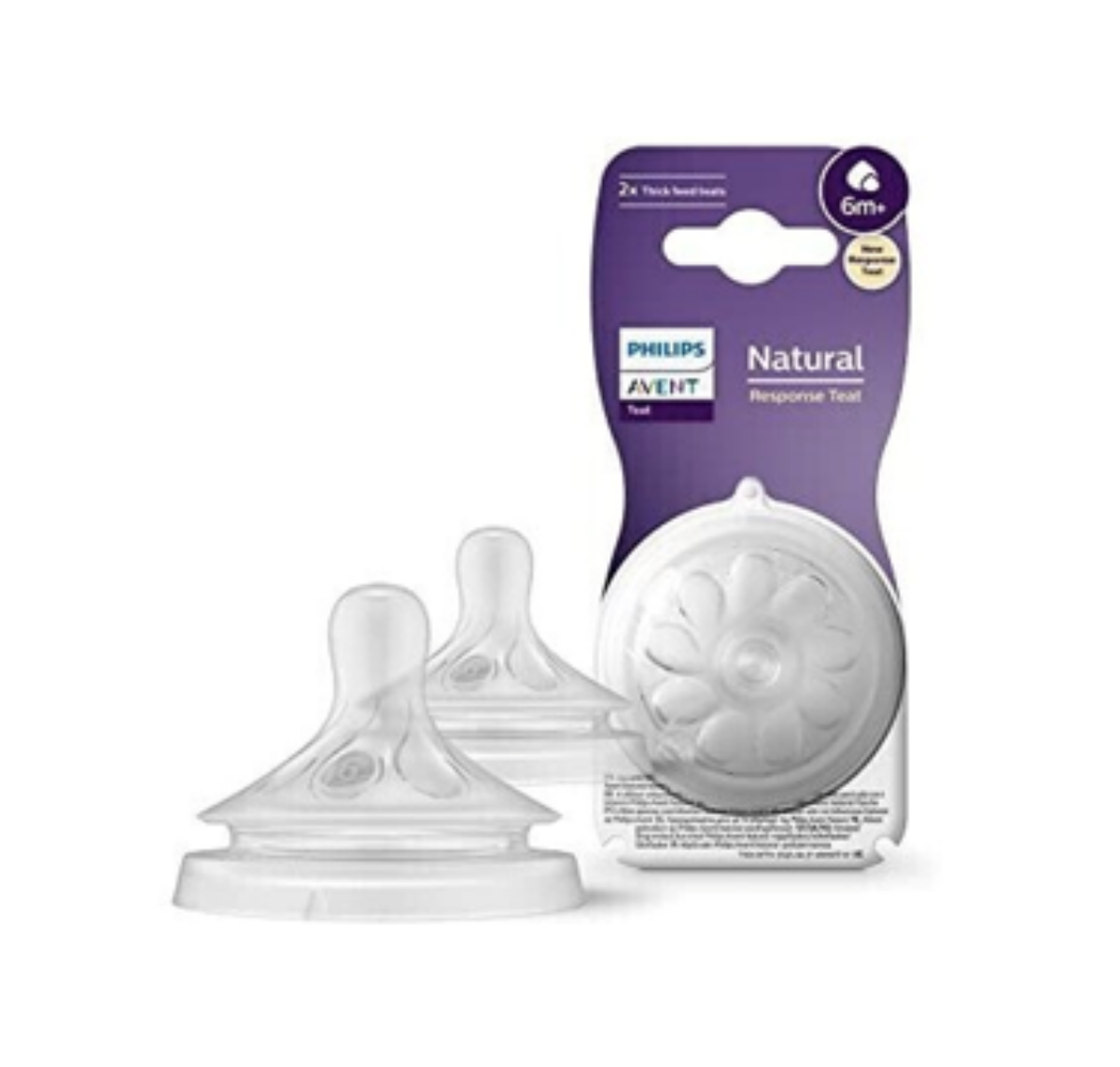 AVENT 2 TETINES NATURAL REPONSE 6M+ SCY966/02 AVENT 2 TETINES NATURAL REPONSE 6M+ SCY966/02