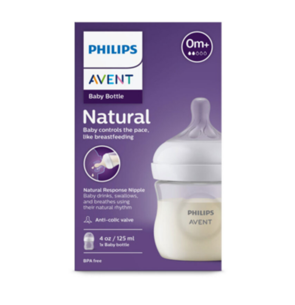 AVENT BIBERON NATURAL REPONSE 0M+ 125ML SCY900/01