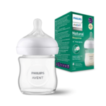 AVENT BIBERON NATURAL REPONSE EN VERRE 0M+ 125ML SCY930/01