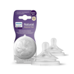 AVENT NATURAL 2 TETINES 3M+ FLOW 4 TEATS SCY964/02