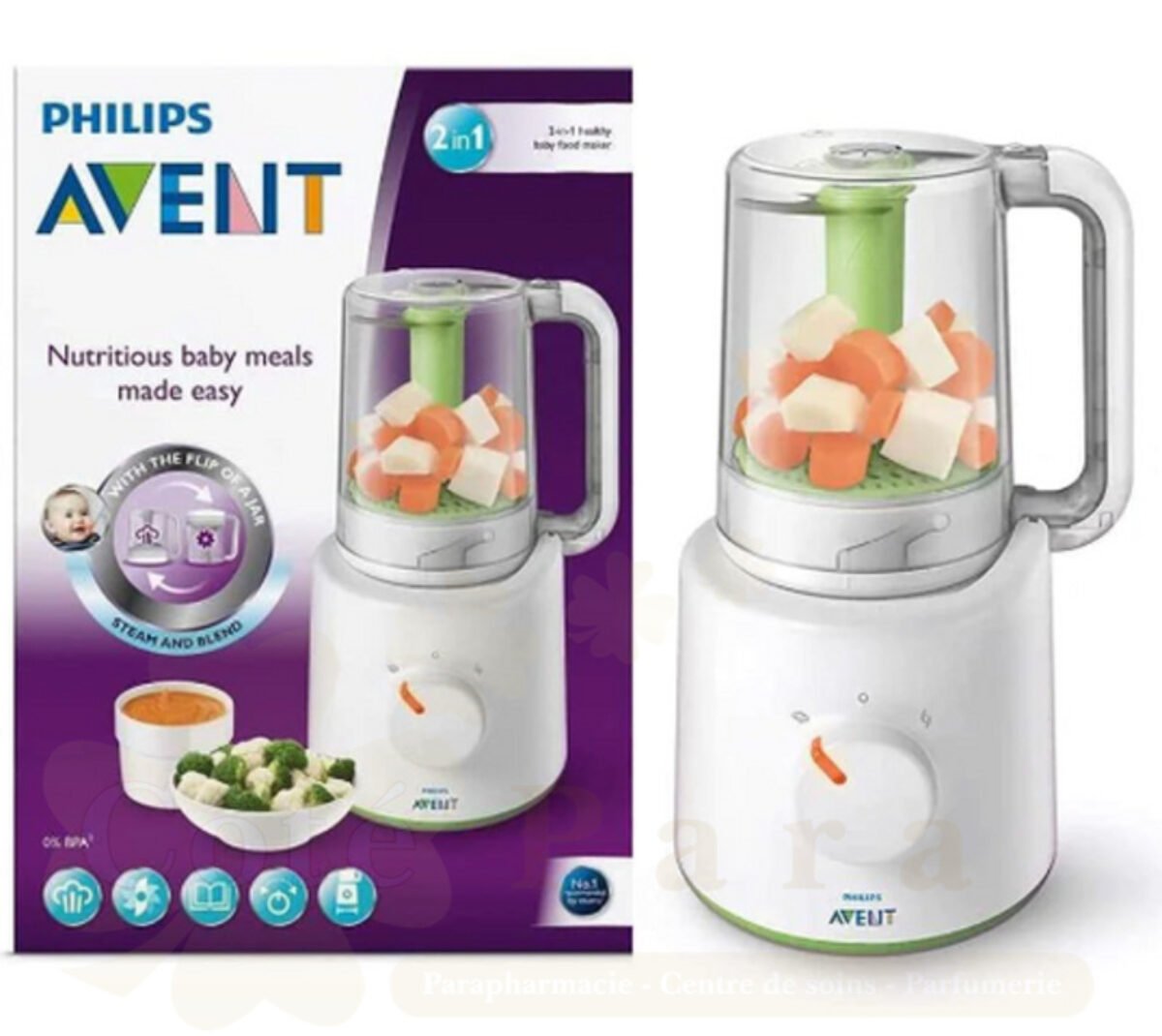 AVENT ROBOT CUISEUR VAPEUR/MIXEUR SCF 870/20 NEW AVENT ROBOT CUISEUR VAPEUR/MIXEUR SCF 870/20 NEW