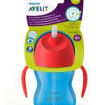 AVENT TASSE BLEU A PAILLE 200ML 9M+ SCF796/01