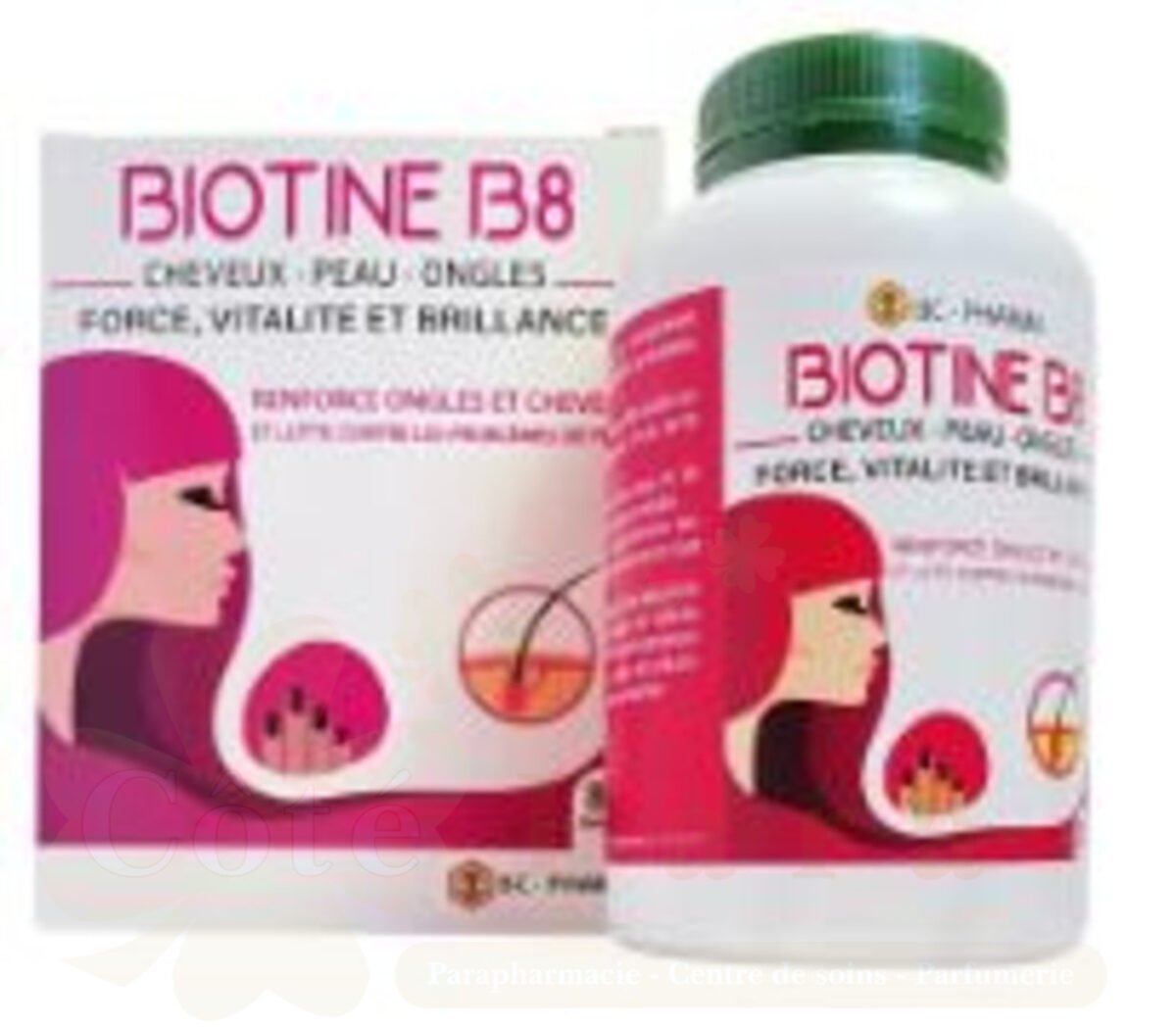 BC PHARMA BIOTINE B8 FORTIFIANT ANTI CHUTE 40 GELULES BC PHARMA BIOTINE B8 FORTIFIANT ANTI CHUTE 40 GELULES
