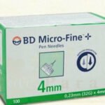 BD MICRO FINE PLUS 0.23MM X 4MM 100U