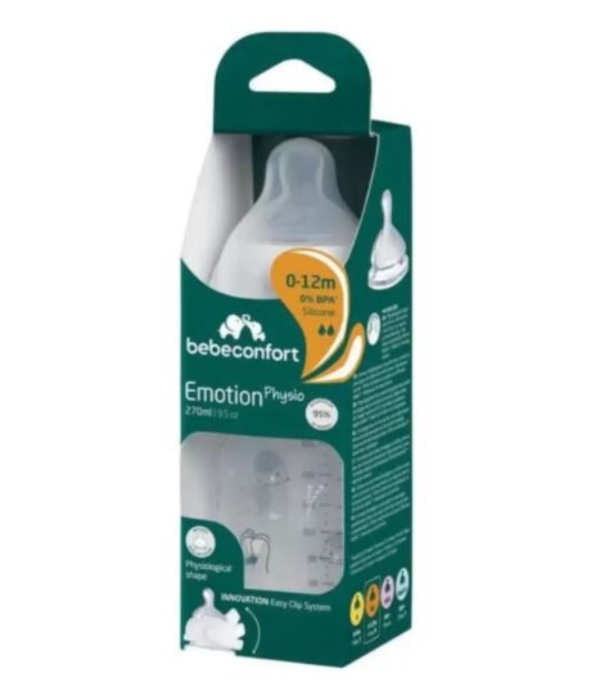 BEBE CONFORT BIB PP EMOTION PHYSIO URBAN GARDEN BLANC 0-12M 270ML 3102209120 BEBE CONFORT BIB PP EMOTION PHYSIO URBAN GARDEN BLANC 0-12M 270ML 3102209120
