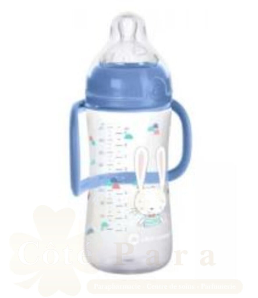 BEBE CONFORT BIB PP EMOTION PHYSIO URBAN GARDEN BLEU 270ML 0-12M REF 3102209130