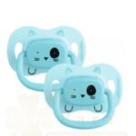 BEBE CONFORT SUCETTES REVERSIBLES - 0/6 M - SILICONE - ANIMALS BLEU X2 011824