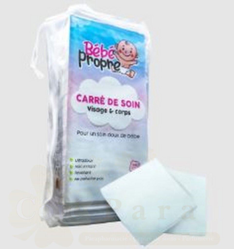 BEBE PROPRE CARRE DE SOIN 100 UNITES