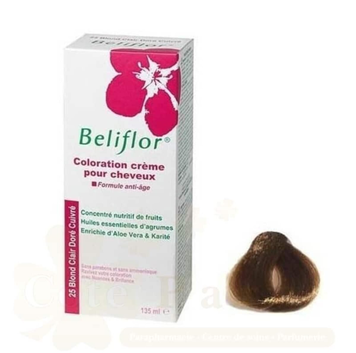 BELIFLOR COLORATION 25 BLOND CLAIR DORE CUIVRE BELIFLOR COLORATION 25 BLOND CLAIR DORE CUIVRE