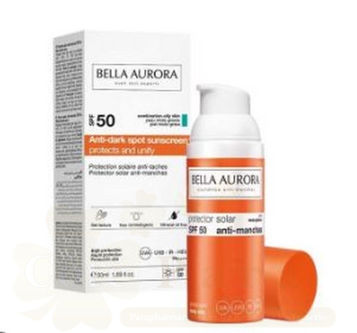 BELLA AURORA GEL CREME SOLAIRE ANTI TACHE SPF50 PMG 50ML BELLA AURORA GEL CREME SOLAIRE ANTI TACHE SPF50 PMG 50ML