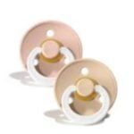 BIBS COLOUR 2 SUCETTES BLUSH GLOW/VANILLA GLOW TAILLE 2 REF 120243