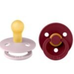 BIBS COLOUR 2 SUCETTES CLOUD PINK PLUM/ELDERBERRY TAILLE 1 REF 110294