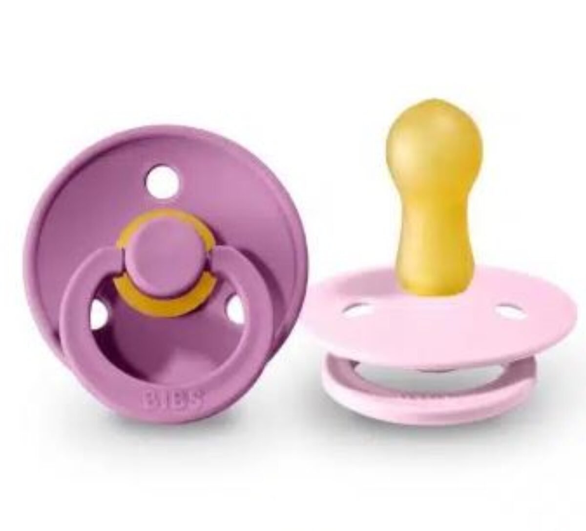 BIBS COLOUR 2 SUCETTES LAVENDER/BABY PINK TAILLE 2 REF 120220 BIBS COLOUR 2 SUCETTES LAVENDER/BABY PINK TAILLE 2 REF 120220