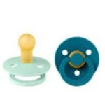 BIBS COLOUR 2 SUCETTES MORDIC MINT/FOREST LAKE TAILLE 1 REF 110293