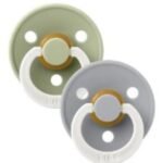 BIBS COLOUR 2 SUCETTES SAGE GLOW/CLOUD GLOW TAILLE 1 REF 110267