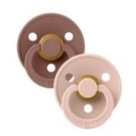 BIBS COLOUR 2 SUCETTES WOODCHUCK/BLUSH TAILLE 1 REF 110215