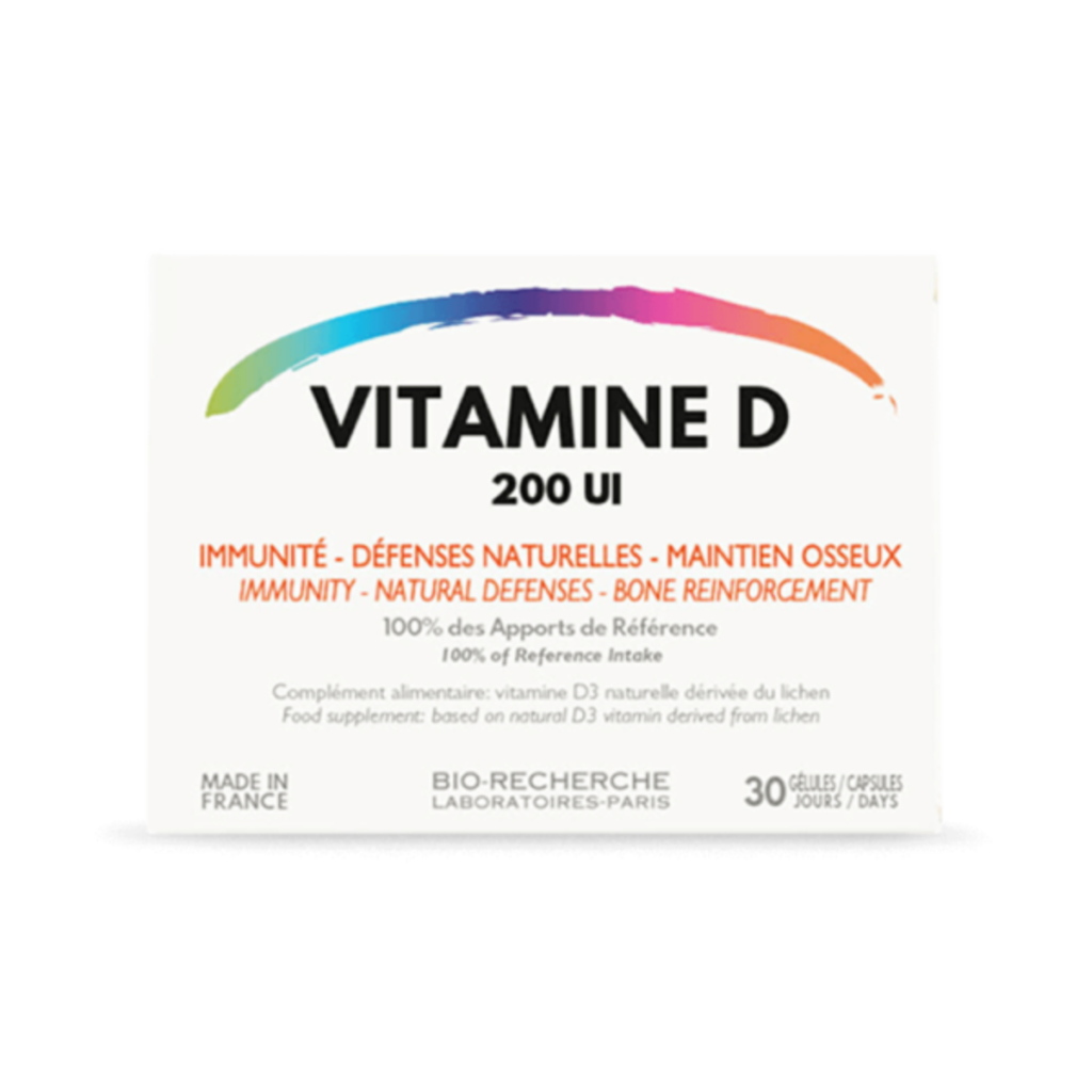 BIO RECHERCHE VITAMINE D 200UI 30 GELULES