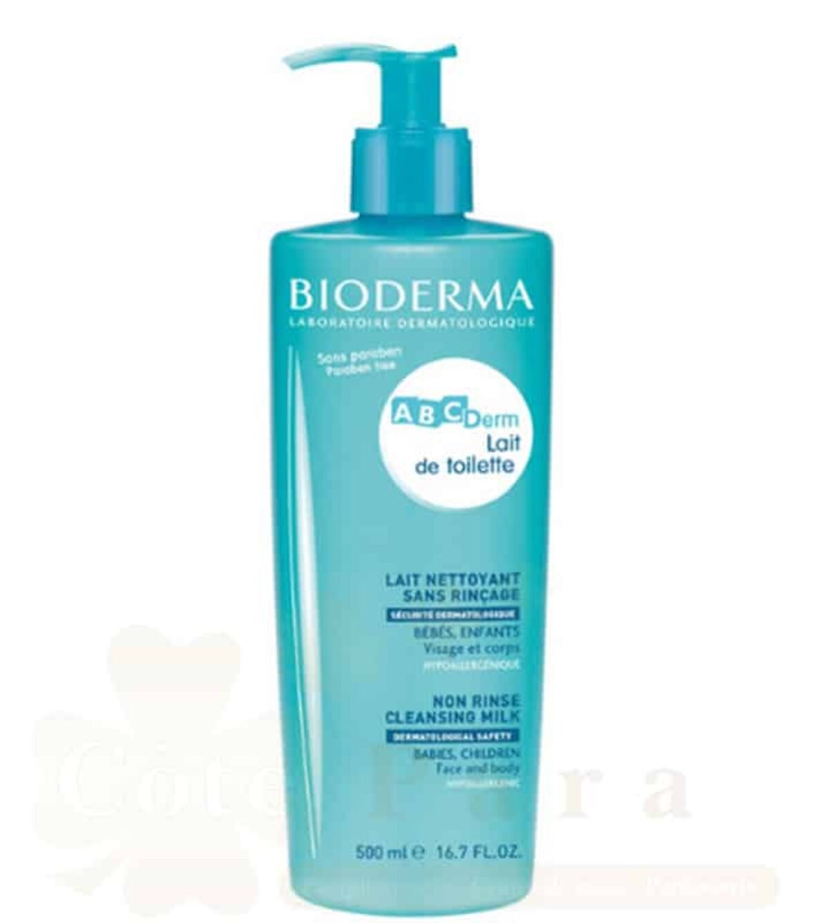BIODERMA ABCDERM LAIT DE TOILETTE SS RINCAGE 500ML BIODERMA ABCDERM LAIT DE TOILETTE SS RINCAGE 500ML