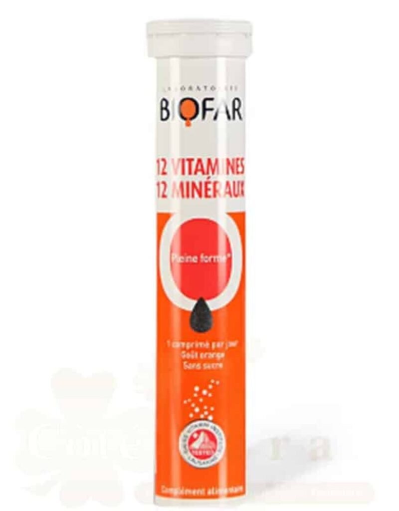 BIOFAR 12 VITAMINES 12MINERAUX BOITE 20CP