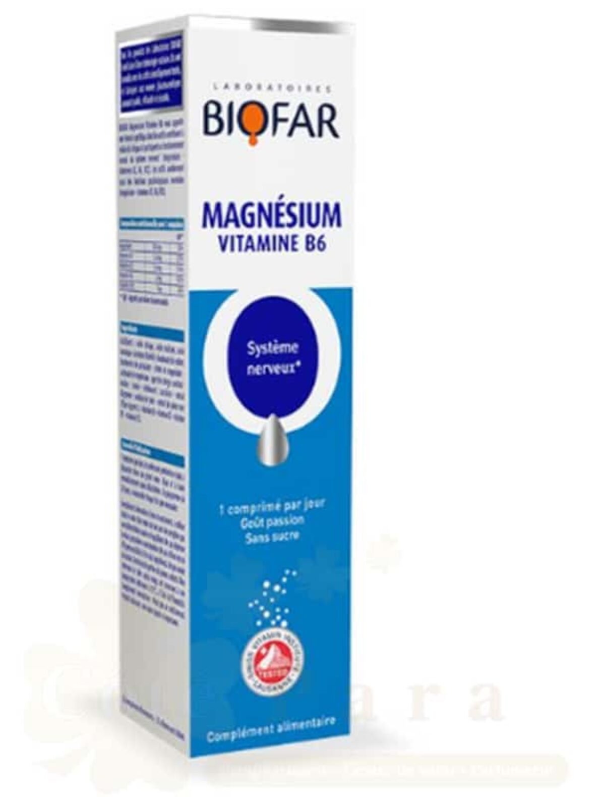 BIOFAR MAGNESIUM +VITAMINE B6 +B2 BOITE 20CP BIOFAR MAGNESIUM +VITAMINE B6 +B2 BOITE 20CP