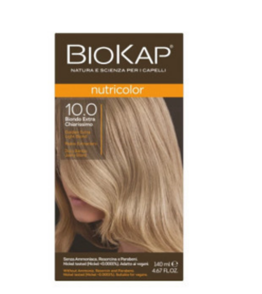 BIOKAP NUTRICOLOR 10.0 GOLDEN EXTRA LIGHT BLOND