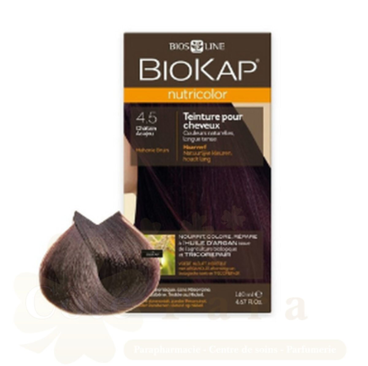 BIOKAP NUTRICOLOR 4.5 CHATAIN ACAJOU BIOKAP NUTRICOLOR 4.5 CHATAIN ACAJOU