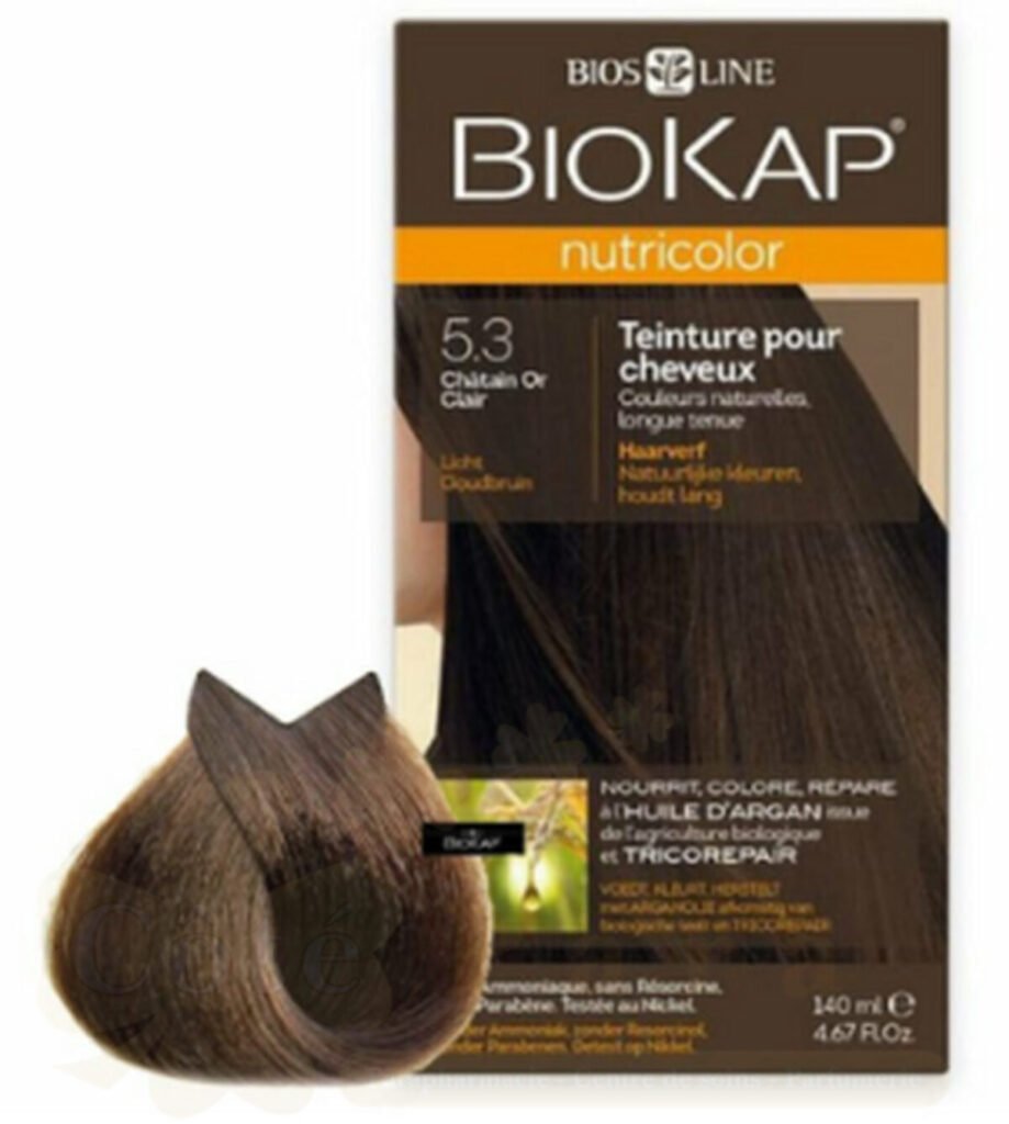 BIOKAP NUTRICOLOR 5.3 CHATAIN OR CLAIR NEW