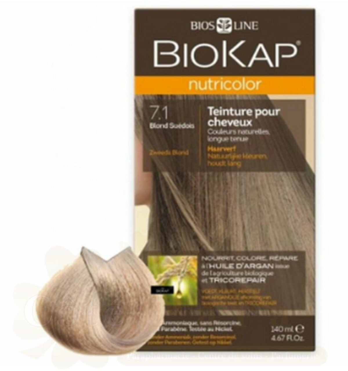 BIOKAP NUTRICOLOR 7.1 BLOND SUEDOIS NEW BIOKAP NUTRICOLOR 7.1 BLOND SUEDOIS NEW