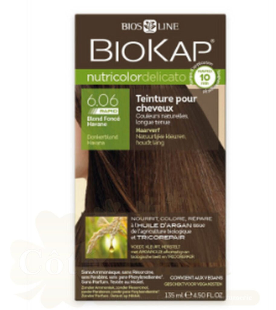 BIOKAP NUTRICOLOR DELICATO RAPID 6.06 BLOND FONCE 140 ML