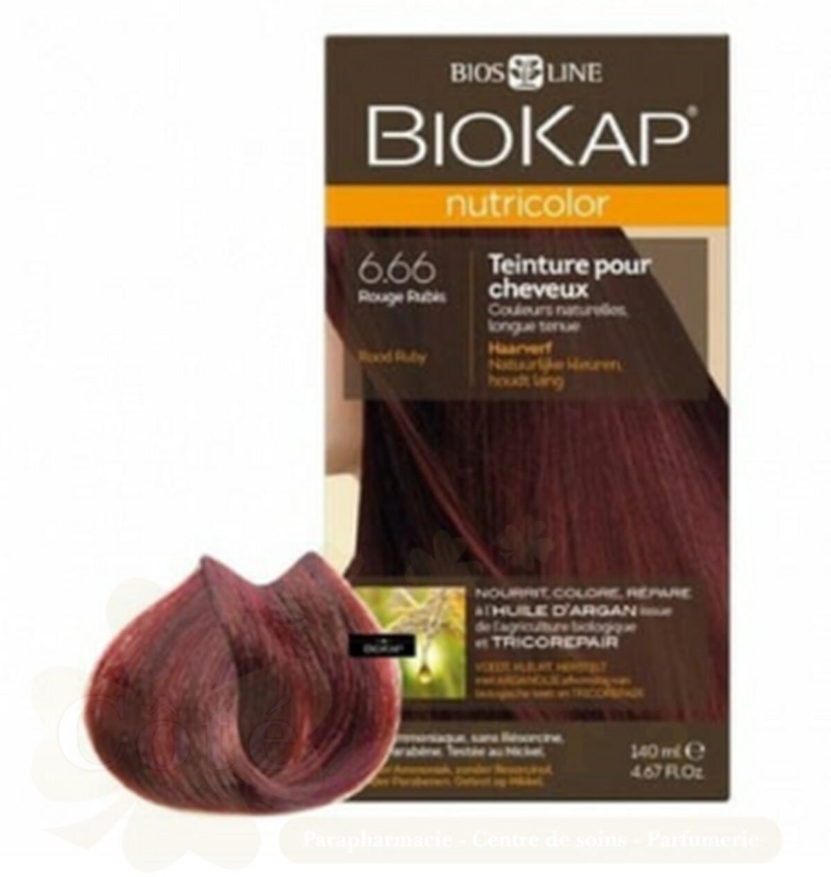 BIOKAP NUTRICOLOR DELICATO RAPID 6.66 ROUGE RUBIS BIOKAP NUTRICOLOR DELICATO RAPID 6.66 ROUGE RUBIS
