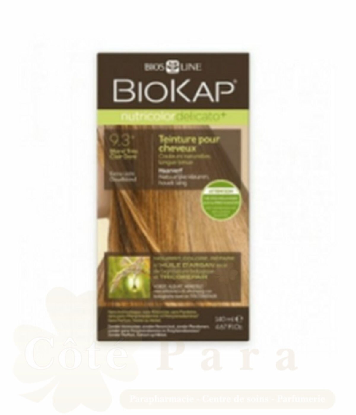 BIOKAP NUTRICOLOR DELICATO RAPID 9.3 BLOND TRES CLAIR DORÉ BIOKAP NUTRICOLOR DELICATO RAPID 9.3 BLOND TRES CLAIR DORÉ