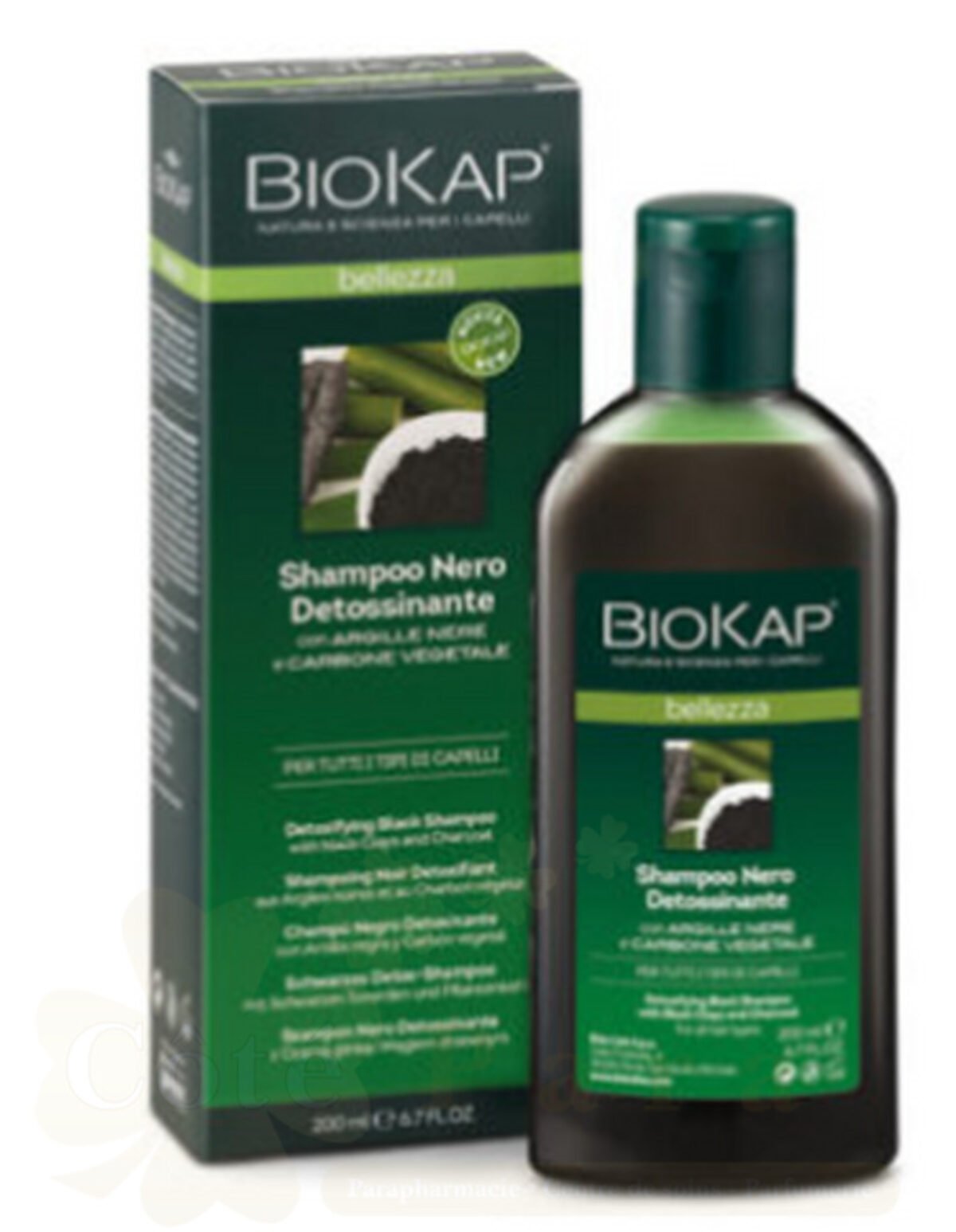 BIOKAP SHAMPOOING NOIR DETOXIFIANT 200ML BIOKAP SHAMPOOING NOIR DETOXIFIANT 200ML