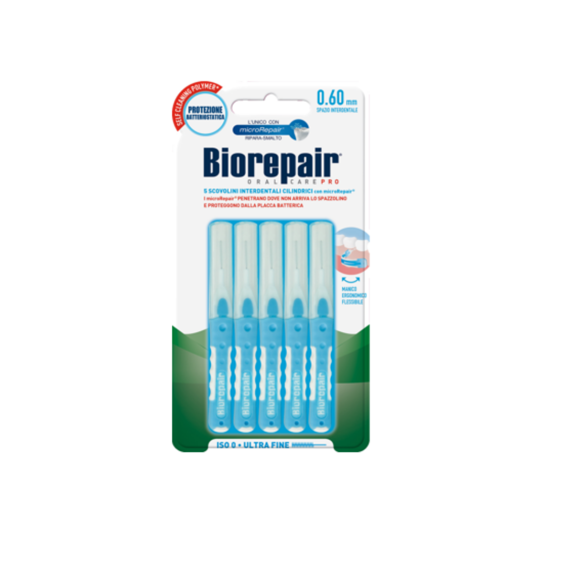 BIOREPAIR BROSSETTES INTERDENTAIRES REUTILISABLES ULTAFINE 0.60MM *5 PCS BIOREPAIR BROSSETTES INTERDENTAIRES REUTILISABLES ULTAFINE 0.60MM *5 PCS