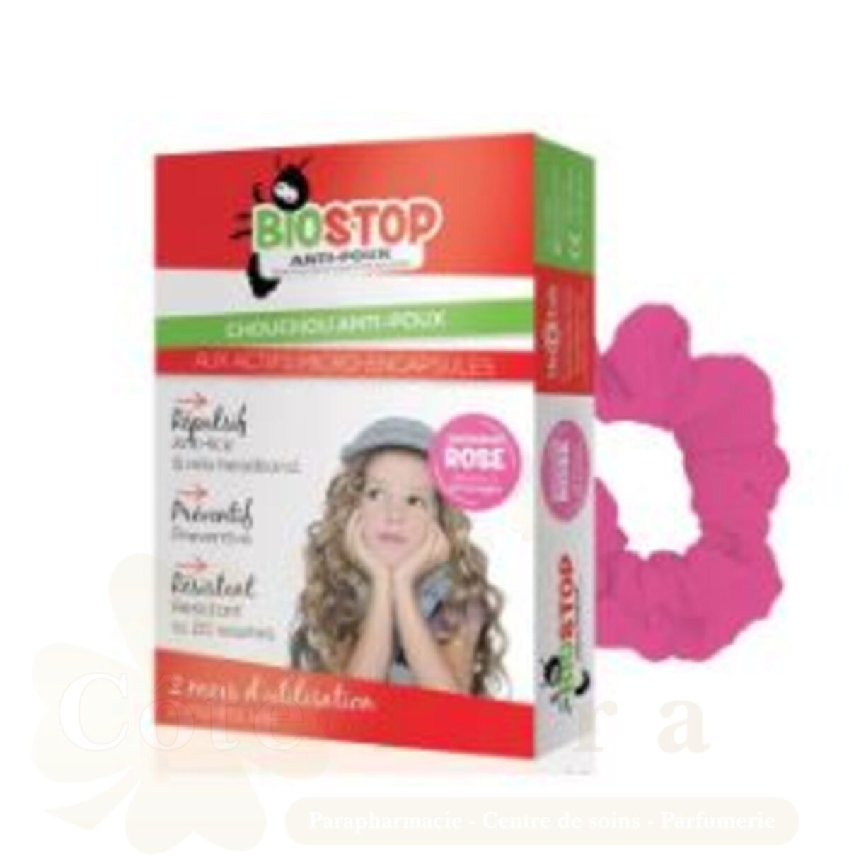 BIOSTOP CHOUCHOU ANTI POUX ROSE BIOSTOP CHOUCHOU ANTI POUX ROSE