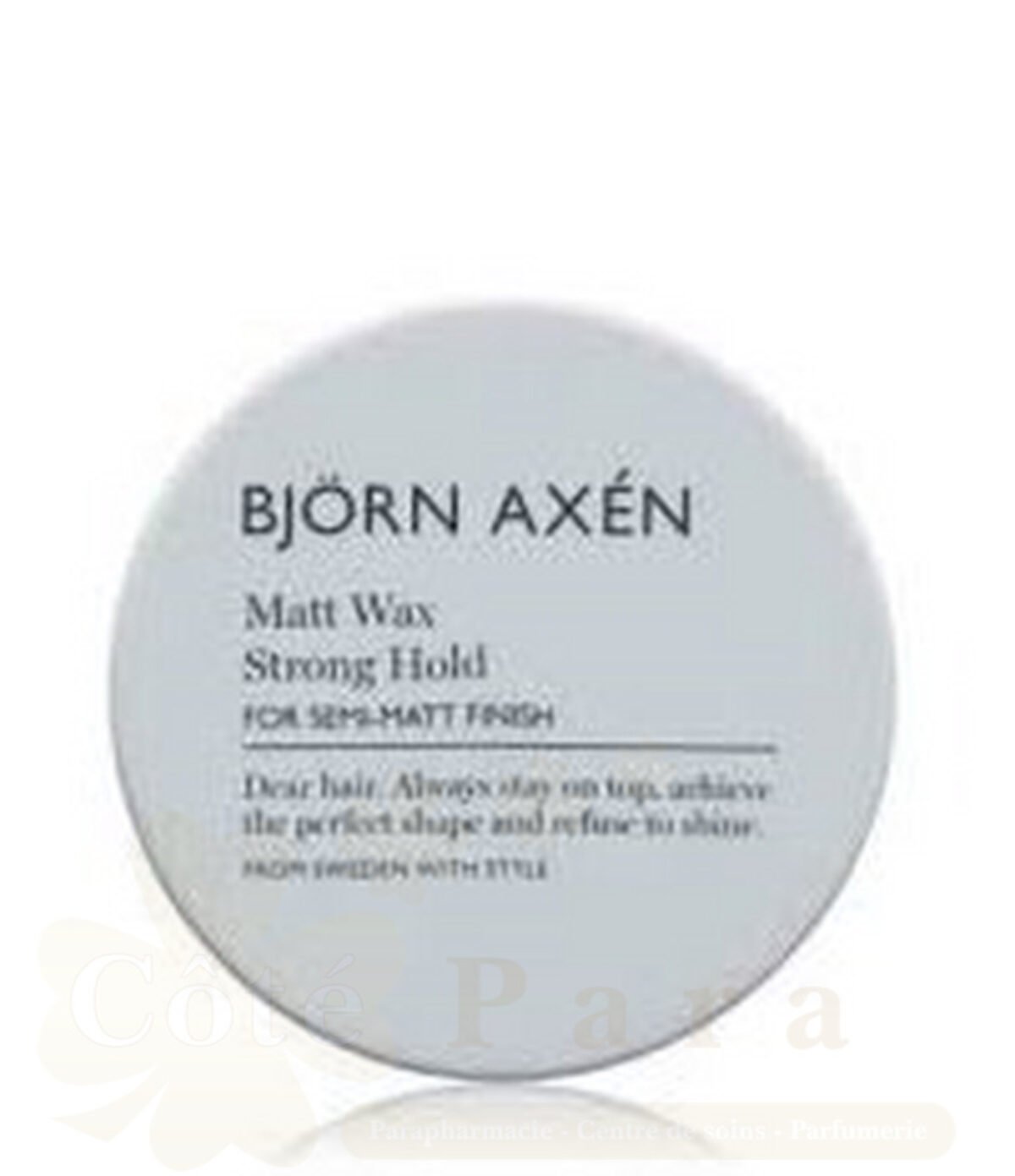 BJORN AXEN MATT WAX STRONG HOLD 80ML BJORN AXEN MATT WAX STRONG HOLD 80ML