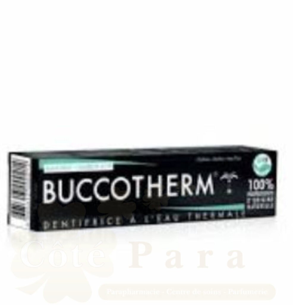 BUCCOTHERM DENTIFRICE BLANCHEUR CHARBON ACTIF BIO 75 ML