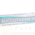 BUCCOTHERM DENTIFRICE PATE BLANCHEUR & SOIN BIO GOUT MENTHE 75 ML