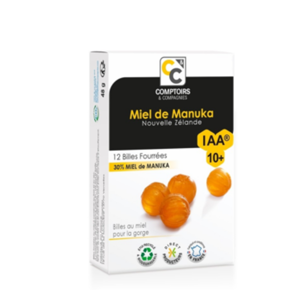 C&C MIEL DE MANUKA BILLES FOUREES IAA10+ *12