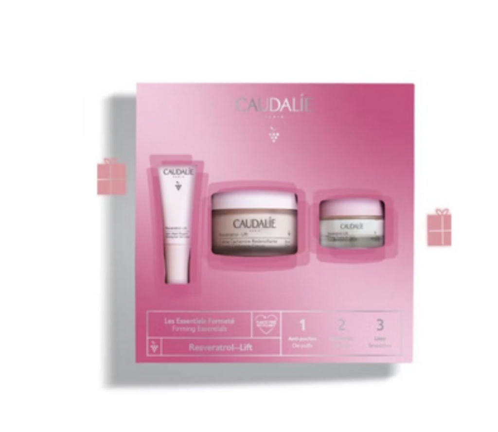 CAUDALIE COFFRET RESVERATROL LIFT CREME CACHEMIRE 50ML 2024 SOLUTION FERMETE